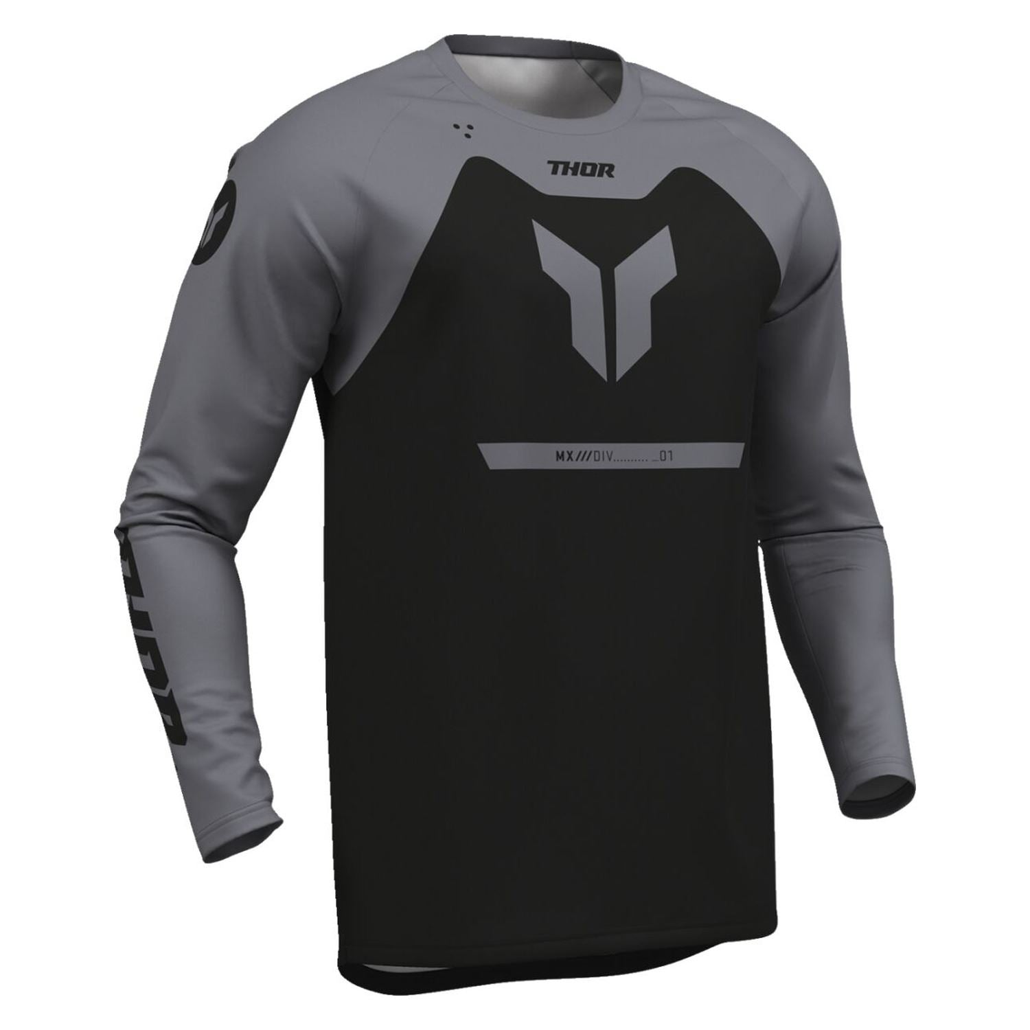 Thor 2026 Youth Ridemode Menace Black MX Jersey